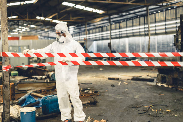 Professional Biohazard technician working in Collegeville, PA